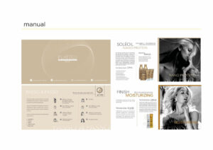 Portfolio design manual - Foto de maual de uso da Plattelli com foto de produtos, descrições e capa com modelo.