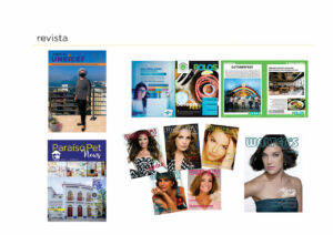 Potifólio Design de Revistas - Foto de diversas capas de revistas produzidas para clientes como unicef, Paraiso Pet e walters